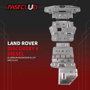 Land Rover Discovery 4 Diesel (2013–2016) 5/8mm Aluminum Alloy Engine Guard — Natural Aluminum Finish — OEM Mounting Points